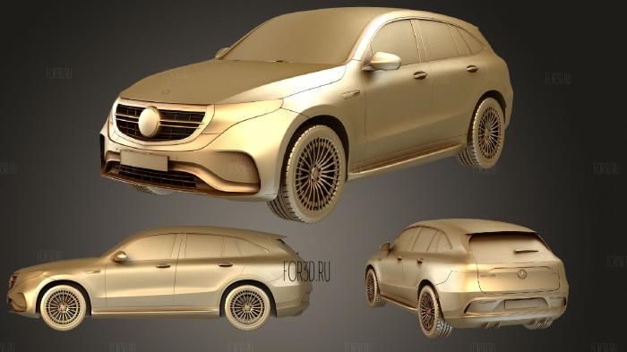 Mercedes EQC mr stl model for CNC